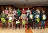 Entrega de trofeos del concurso de tiro policial organizado por la ESPAC y la UPCT