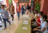 Visita al CEIP Beethoven para la votación de los presupuestos participativos