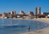 Playa entre el Gal�a y La Gola, en La Manga