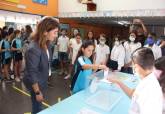 Votaciones presupuestos participativos de los colegios Virginia Prez, Virgen del Carmen, Luis Calandre y San Isidro