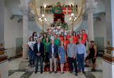 Recepcin de los equipos de Remo de Cartagena que participan en el Campeonato Nacional de Llauts