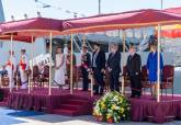 Acto de entrega de la bandera de la Fuerza de Guerra Naval Especial de la Armada en Cartagena	