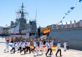 Acto de entrega de la bandera de la Fuerza de Guerra Naval Especial de la Armada en Cartagena	