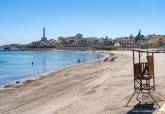 Puesto de Socorristas en la Playa de Levante en Cabo de Palos