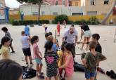 El Programa ADE cierra el curso con la actividad de hockey en línea en el CEIP Feliciano Sánchez