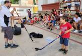 El Programa ADE cierra el curso con la actividad de hockey en línea en el CEIP Feliciano Sánchez