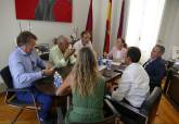 Reunión de la vicealcaldesa con la Asociación de Promotores de la Región sobre las alegaciones de las zonas de flujo preferente