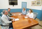 Visita del consejero de Presidencia de la Junta de Andalucía a Cartagena