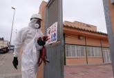 Visita a los colegios donde han comenzado las obras de retirada de amianto