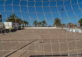 Terrenos de la futura pista polideportiva de Los Urrutias
