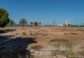 Terrenos de la futura pista polideportiva de Los Urrutias