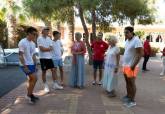 Visita de la alcaldesa al campamento de verano de Salesianos