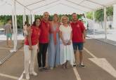 Visita de la alcaldesa al campamento de verano de Salesianos