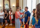 Recepcin de la alcaldesa a los medallistas del Club de Atletismo UCAM Cartagena