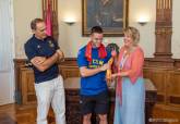 Recepcin de la alcaldesa a los medallistas del Club de Atletismo UCAM Cartagena