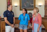 Recepcin de la alcaldesa a los medallistas del Club de Atletismo UCAM Cartagena