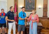 Recepción de la alcaldesa a los medallistas del Club de Atletismo UCAM Cartagena