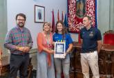 Recepcin de la alcaldesa a los medallistas del Club de Atletismo UCAM Cartagena