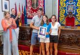 Recepcin de la alcaldesa a los medallistas del Club de Atletismo UCAM Cartagena