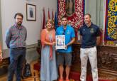 Recepcin de la alcaldesa a los medallistas del Club de Atletismo UCAM Cartagena