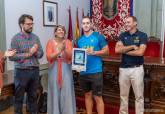 Recepcin de la alcaldesa a los medallistas del Club de Atletismo UCAM Cartagena