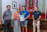 Recepcin de la alcaldesa a los medallistas del Club de Atletismo UCAM Cartagena