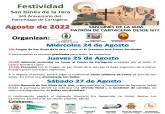 Programa actos en honor a San Gin�s 2022
