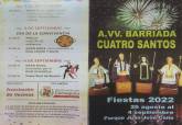 Programa fiestas Barriada Cuatro Santos 2022