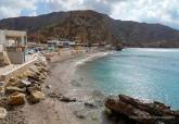 Izado de la bandera de sostenibilidad en El Portús