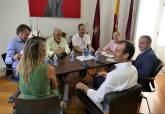 Reunión con promotores inmobiliarios y con los alcaldes de Murcia y Lorca