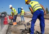 Presentacin de las obras del carril bici en el Campus de la UCAM en Cartagena