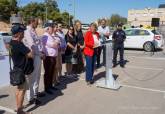 Presentación de las obras del carril bici en el Campus de la UCAM en Cartagena