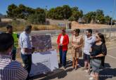 Presentacin de las obras del carril bici en el Campus de la UCAM en Cartagena