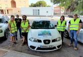 Las concejalas de Servicios Sociales y Educación, en el colegio Stella Maris 