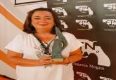 Mar Moreno, ganadora del IV premio Icue Negro en Cartagena Negra