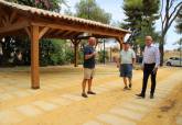 Avanzan los trabajos en la Plaza del Cerezo y en el Huerto de Cndido