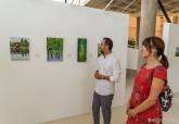 Presentación de la exposición 'Del verde al azul', de Ana Ortega