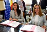 La vicealcaldesa de Cartagena, Ana Belén Castejón, y la concejala de Troyes, Valérie Bazin-Malgras, han firmado un Pacto de Amistad entre las dos ciudades 