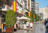 Cartagena engalanada por el Día de la Fiesta Nacional