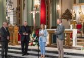 Recepcin del Cristo de Lepanto restaurado en la Iglesia de Santa Mara