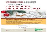 Cartel anunciador del concurso de voces navideas