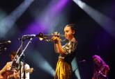 Andrea Motis anoche en el Cartagena Jazz Festival