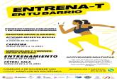 Cartel del programa 'Entrena-T en tu barrio'