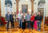 La alcaldesa Noelia Arroyo acompañada del jurado de los II Premios de la Cultura de Cartagena