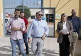 Visita de la alcaldesa, Noelia Arroyo, a las obras del Plan Csped de La Aljorra