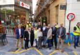 inicio de las obras de remodelacin de la calle San Fernando 