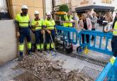 inicio de las obras de remodelación de la calle San Fernando 