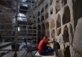 Comienzas las obras de consolidación de la cripta de la Muralla Púnica