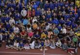 La alcaldesa Noelia Arroyo visita la Pista Municipal de Atletismo
