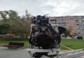 Restaurada la escultura de 'El flautista de Hamelín' en el Parque de los Juncos